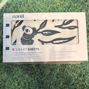 Nanit Smart Sheets Crib Sheet - Pebble Gray